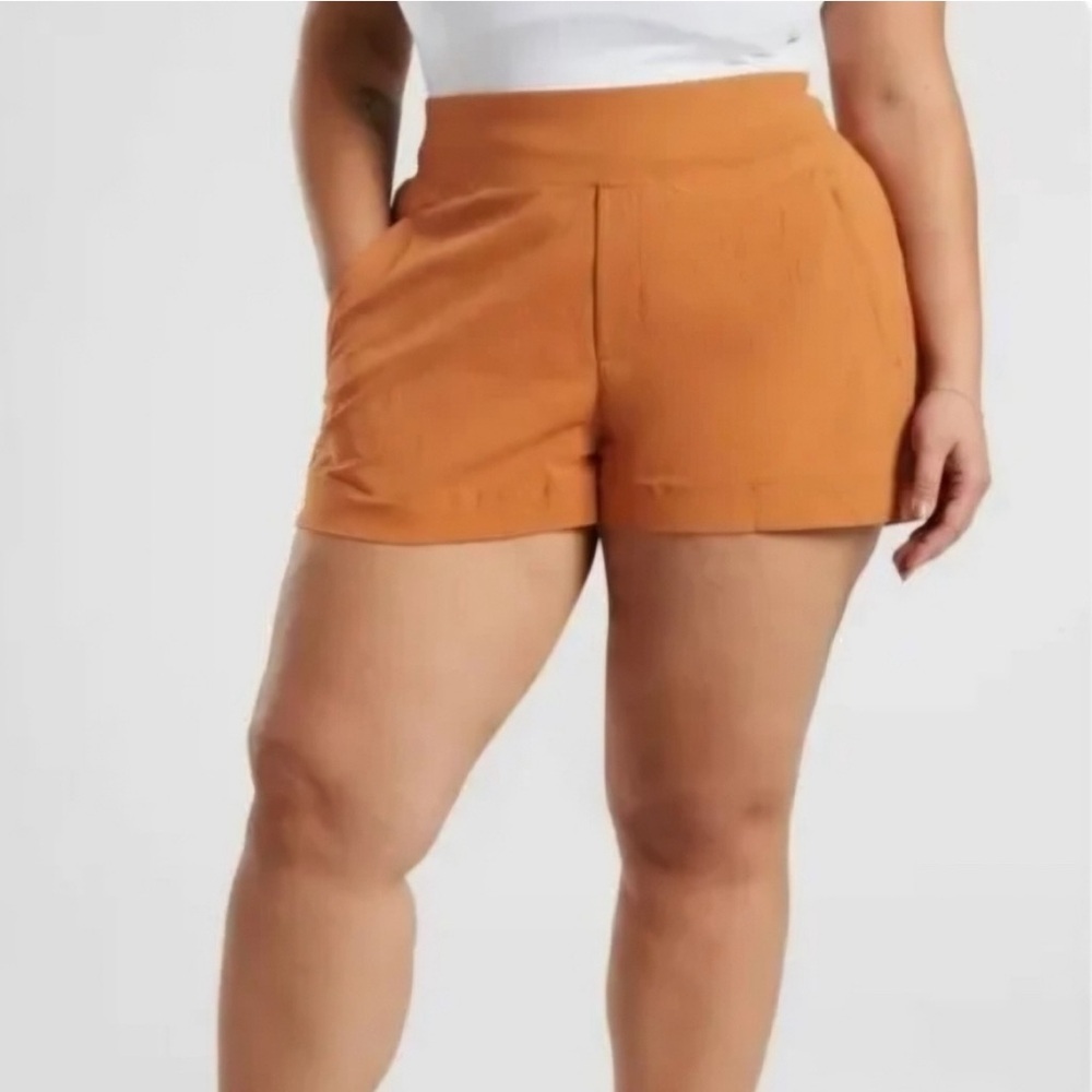 PLUS Athleta Trekkie North Shorts Hiking High Rise UPF 50+ Breathable Ripstop